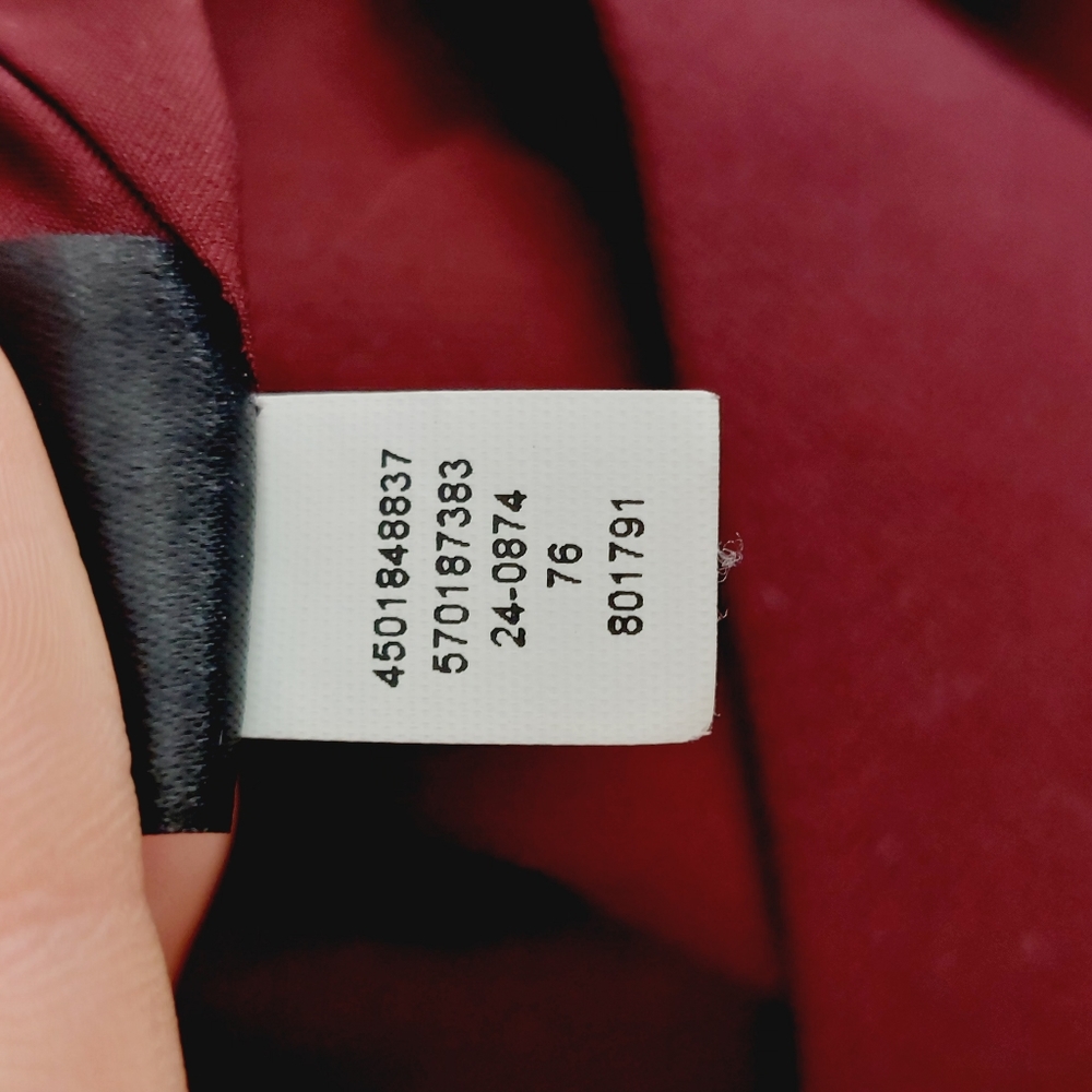 White House Black Market Cardinal Red Military Ponte Jacket Blazer P3126 - Picture 8 of 9